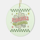 Pinches ophalen titels keramisch ornament (Links)