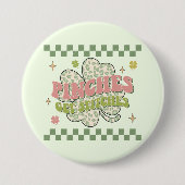 Pinches ophalen titels ronde button 7,6 cm (Voorkant)