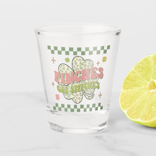Pinches ophalen titels shot glas (Voorkant)