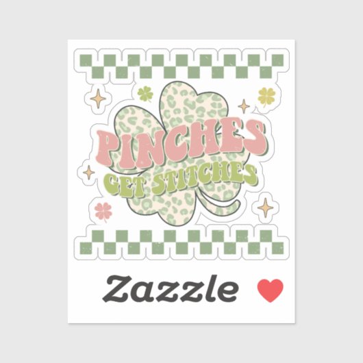 Pinches ophalen titels sticker (Vel)