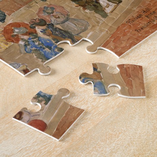 Pincian Hill, Rome van Maurice Prendergast Legpuzzel (Zijkant)