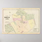 Pinckney Boerderij Oakland Plat Atlas Map Poster (Voorkant)