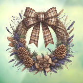 Pincone Krans Window Cling Raamsticker (Vel 3)