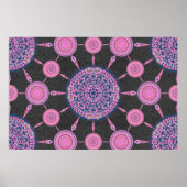 Pincushion Cactus Array 1A Poster (Voorkant)