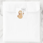 Pinda Allergie (aanpasbare) Sticker (Tas)