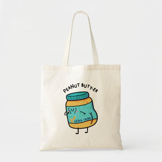 pinda-butt-er pinda-Canvas tas (Voorkant)