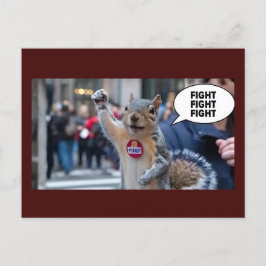 Pinda de Eekhoorn Grappig Conservatieve Kerstmis Briefkaart