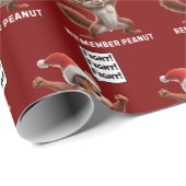 Pinda de Eekhoorn Justitie MAGA Kerstmis Cadeaupapier (Rol Hoek)