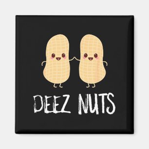 Pinda Eten Grappig Kawaii Schattig Meme Deez Noten Magneet