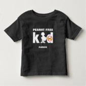 Pinda Free Kind Super Boy Voedsel Allergie Alert S Kinder Shirts (Voorkant)