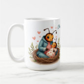 pinda-mokken koffiemok (Links)