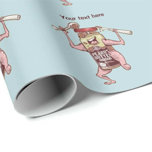 Pinda putter monster cadeaupapier (Rol Hoek)