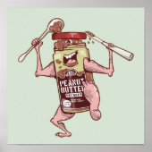 Pinda putter monster poster (Voorkant)