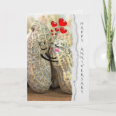 pinda ' s voor trouwdag kaart (Voorkant)