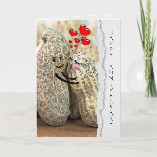 pinda ' s voor trouwdag kaart (Voorkant)