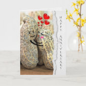 pinda ' s voor trouwdag kaart (Gele Bloem)