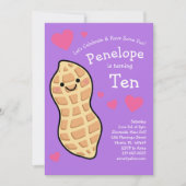 Pinda Verjaardagsfeest Kinder Schattigee Cartoon Kaart (Voorkant)