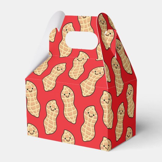 Pinda verjaardagsfeest Kinder Schattigee noot Cart Bedankdoosjes (Achterkant)