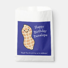 Pinda verjaardagsfeest Kinder Schattigee noot Cart Bedankzakje