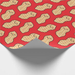 Pinda verjaardagsfeest Kinder Schattigee noot Cart Cadeaupapier