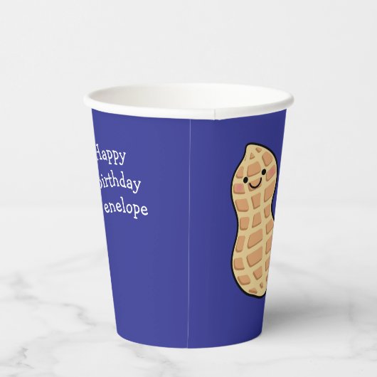 Pinda verjaardagsfeest Kinder Schattigee noot Cart Papieren Bekers (Rechts)