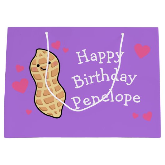 Pinda verjaardagsfeest Schattigee Kinder Cartoon n Groot Cadeauzakje (Voorkant)