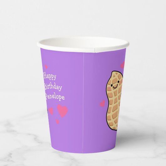 Pinda verjaardagsfeest Schattigee Kinder Cartoon n Papieren Bekers (Rechts)