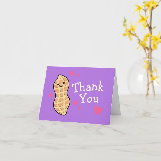 Pinda Verjaardagsfeestje Schattige Kinderen Cartoo Kaart (Gele Bloem)