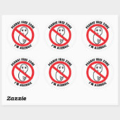 Pinda vrije zone Sticker (set van 6) (Vel)
