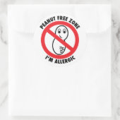 Pinda vrije zone Sticker (set van 6) (Tas)