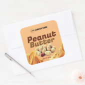 Pindakaas aangepaste label Sticker (Envelop)