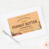 Pindakaas aangepaste label Sticker (Envelop)