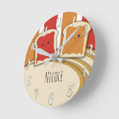 Pindakaas & Aardbeienjam PB&J Ronde Klok (Hoek)