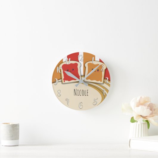 Pindakaas & Aardbeienjam PB&J Ronde Klok (Huis)