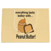 Pindakaas brood Leuke verjaardag Groot Cadeauzakje (Voorkant)