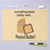 Pindakaas Brood Snack Voedsel Gift Tissuepapier (Craft)