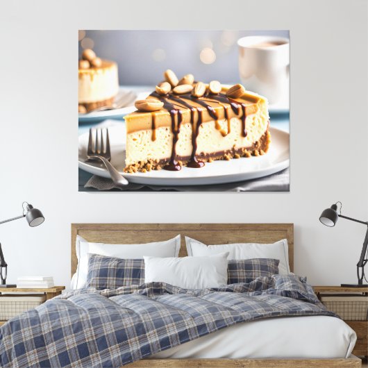 pindakaas canvas afdruk (Insitu (Slaapkamer))