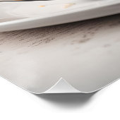 Pindakaas Cheesecake Perfect Poster (Hoek)