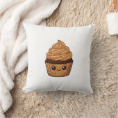 Pindakaas Cupcake Kawaii Kussen Kussenhoes (Deken)