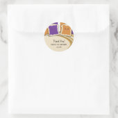 Pindakaas Druivenjam PB&J Verjaardagsfeestje Ronde Sticker (Tas)