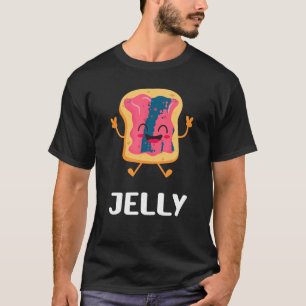 pindakaas en gelei halloween bijpassend paar t-shirt