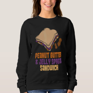 Pindakaas en gelei sandwich trui
