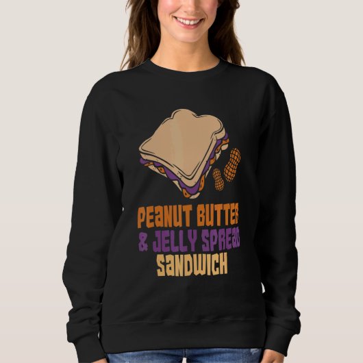Pindakaas en gelei sandwich trui (Voorkant)