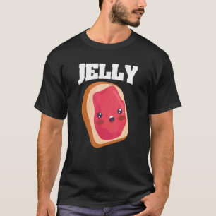 pindakaas en gelei voedsel beste vriend BFF coup T-shirt