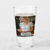 Pindakaas en Jam Sandwich Op Maat Glas (Achterkant)