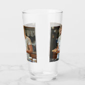 Pindakaas en Jam Sandwich Op Maat Glas (Rechts)