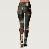 Pindakaas en Jam Sandwich Op Maat Leggings (Achterkant)