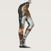 Pindakaas en Jam Sandwich Op Maat Leggings (Rechts)