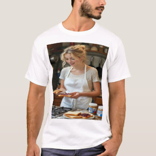 Pindakaas en Jam Sandwich Op Maat T-shirt