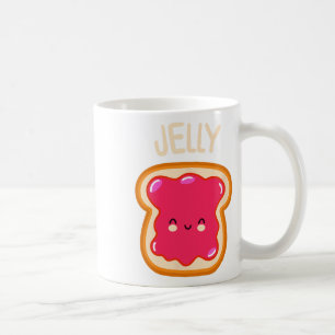 Pindakaas en Jam Tweeling Beste Vriend Matching Koffiemok